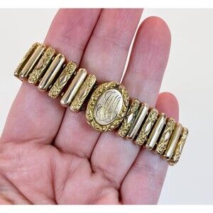 Sweetheart Bracelet, RARE, Victorian, Antique, Expansion, Gold Filled Vintage